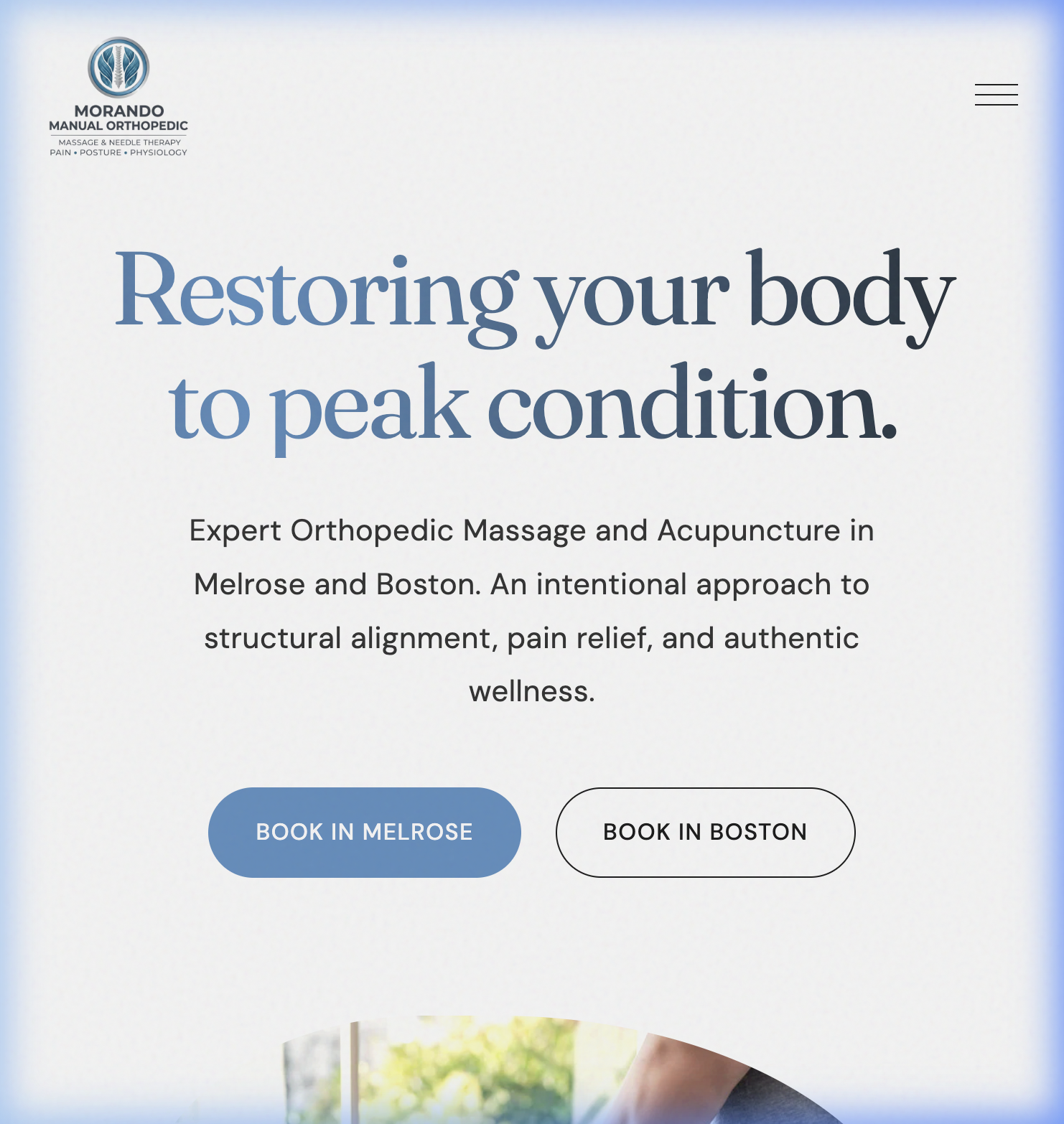 Morando Manual Orthopedic website